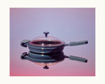 Cast Iron Always Pan in Blue Salt View 6